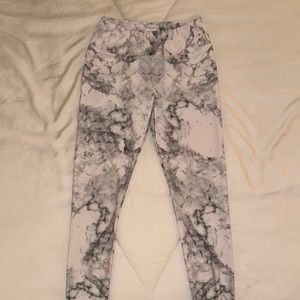 Marble print leggings 🩶